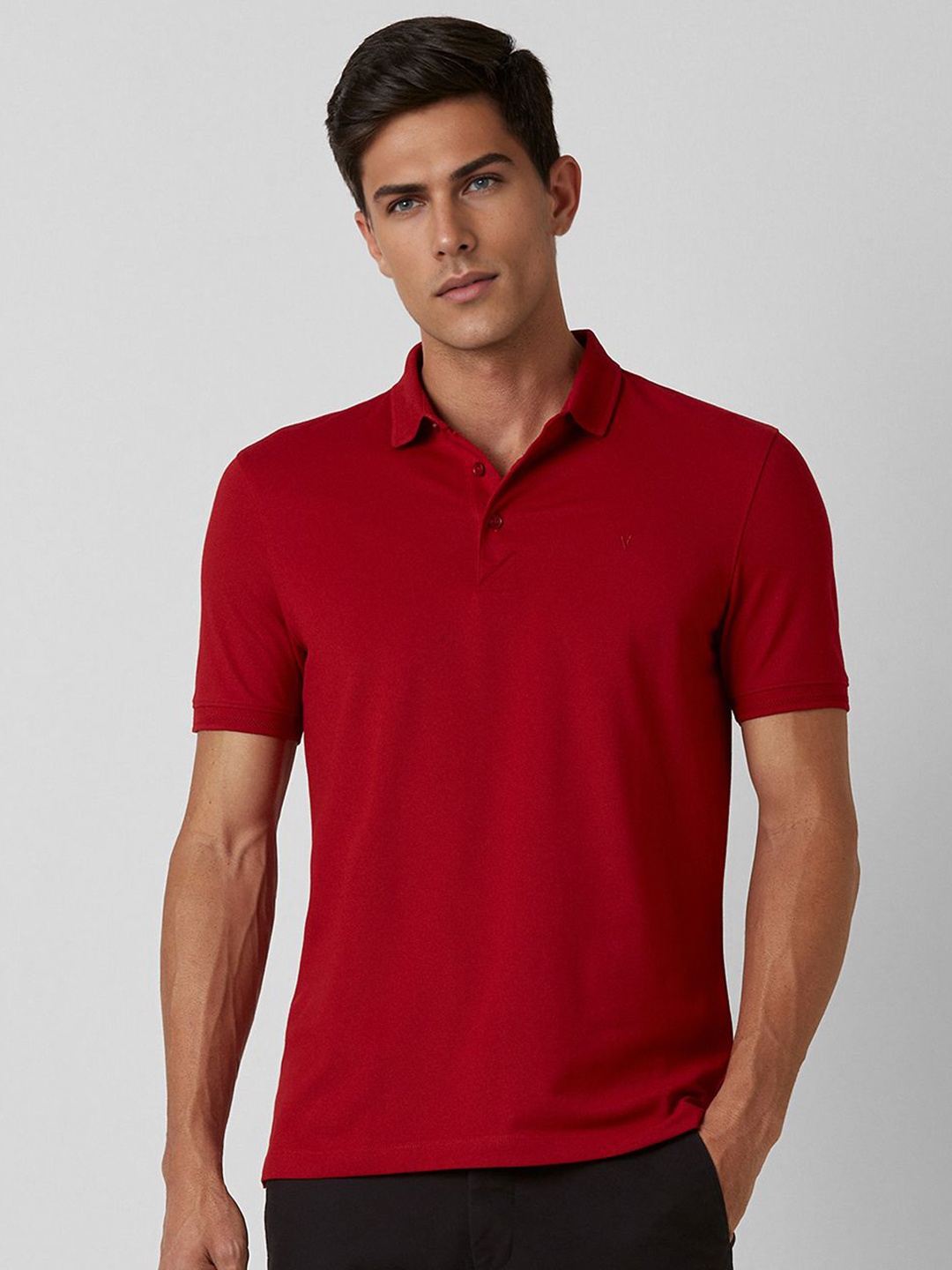 

Van Heusen Sport Men Polo Collar T-shirt, Maroon