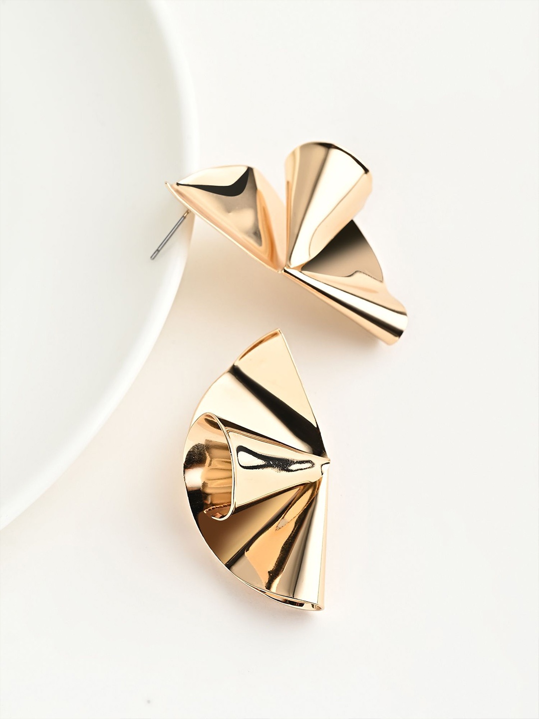 

Kazo Gold Plated Contemporary Studs