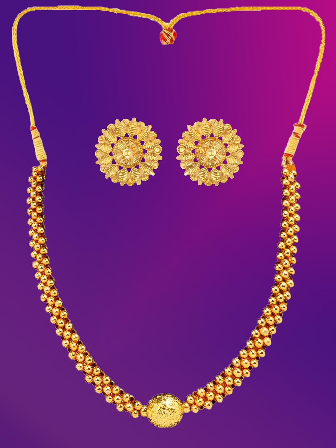 

Lila Gold-Plated Jewellery Set