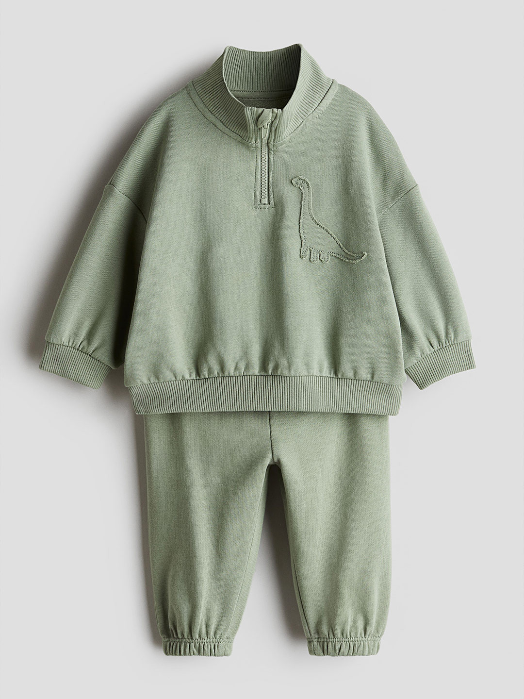 

H&M Boys 2-Piece Cotton Set, Khaki