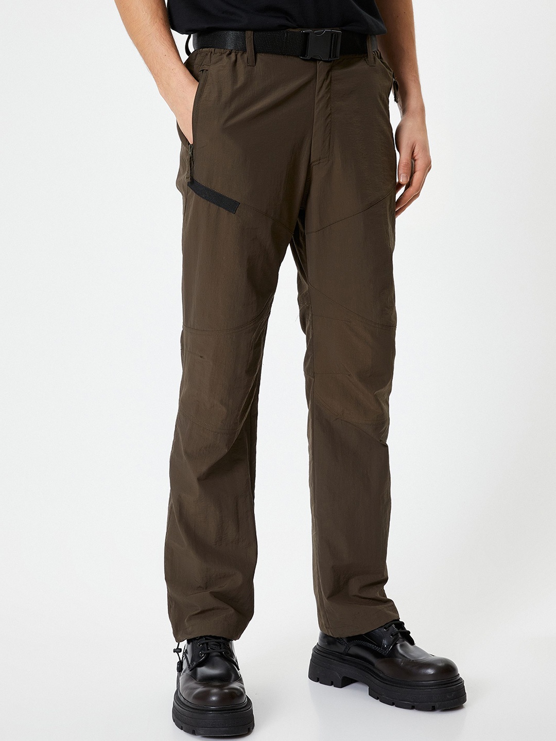

Koton Men Trousers, Yellow