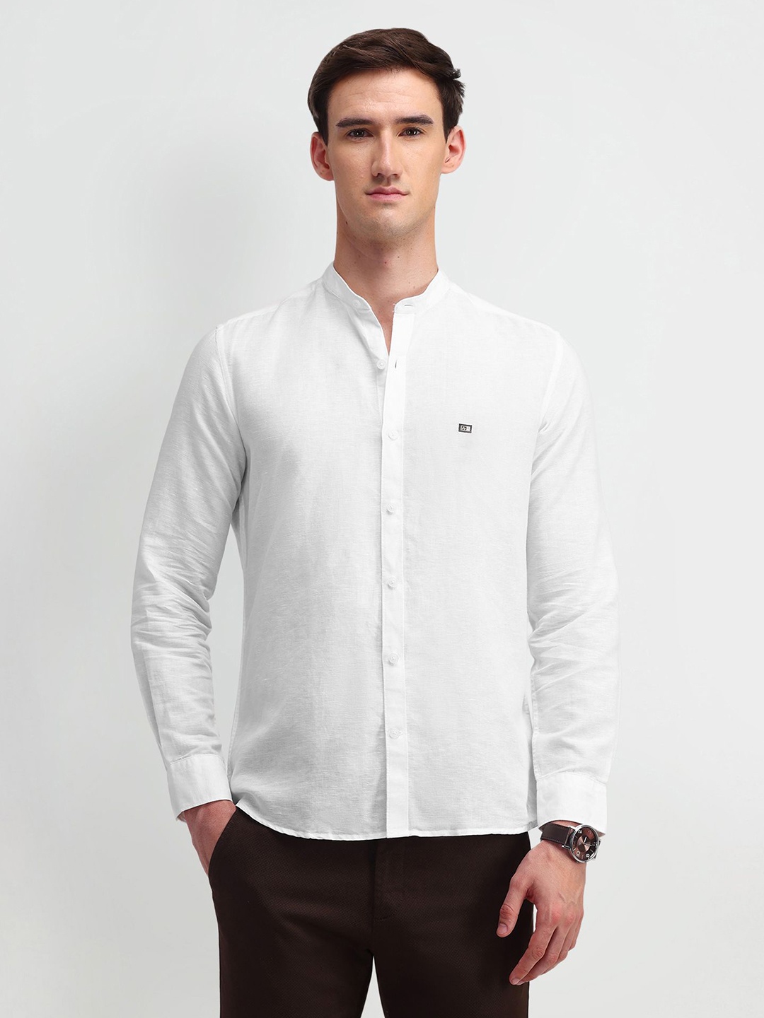 

Arrow Sport Men Manhattan Slim Fit Opaque Casual Shirt, White