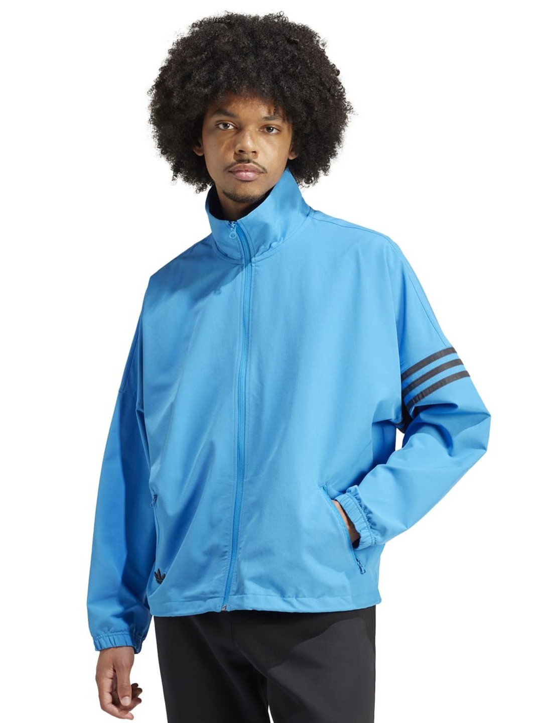 

ADIDAS Originals Men High Neck Pockets T-shirt, Blue