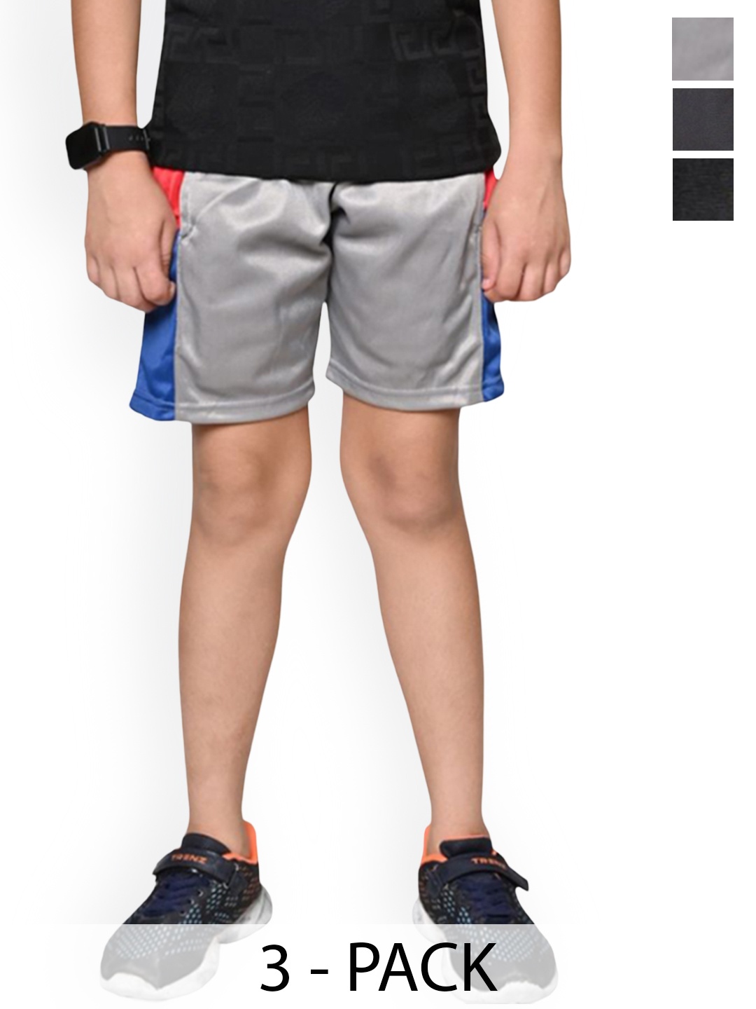 

BAESD Boys High-Rise Shorts, Grey