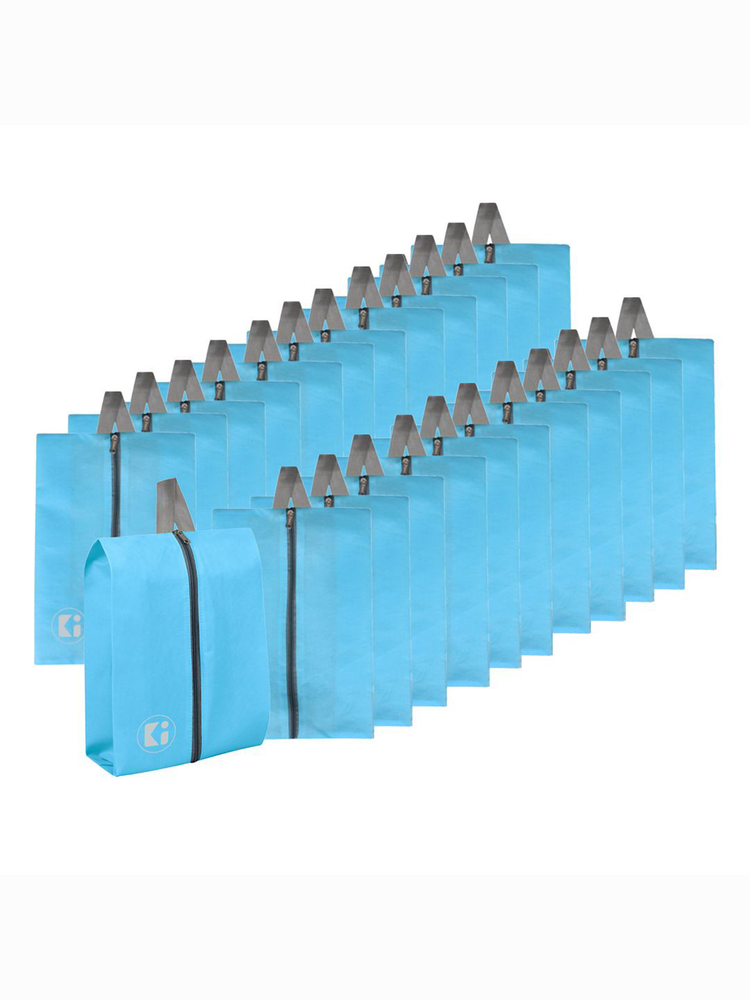 

Kuber Industries Pack Of 24 Water Proof Shoe Bag, Blue