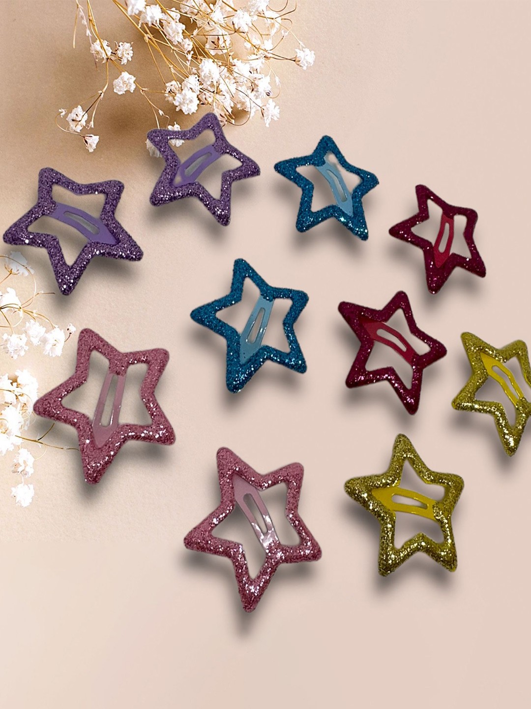 

Samsara Couture Girls Set of 5 Tic Tac Hair Clip, Blue