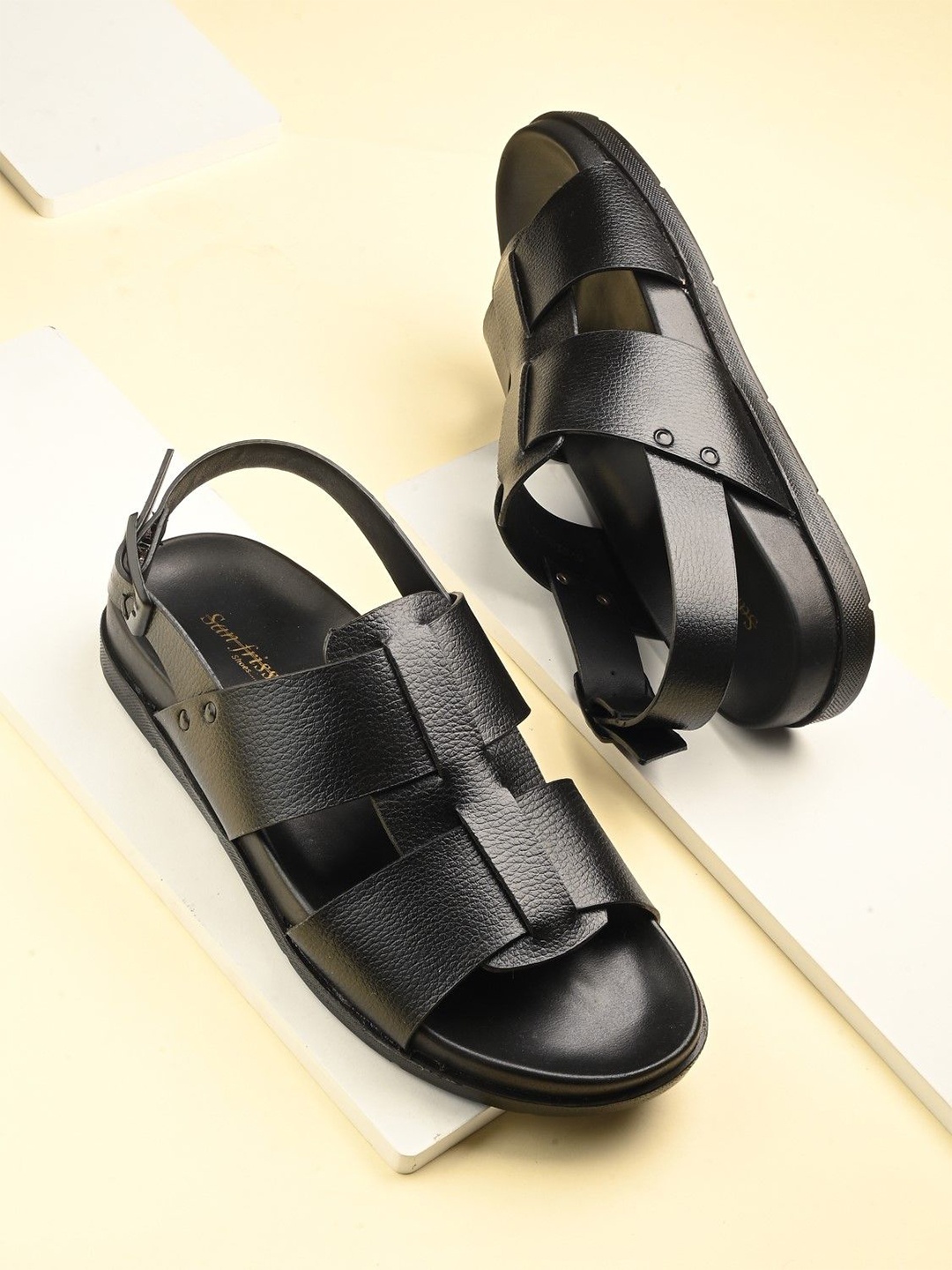 

San Frissco Men Comfort Sandals, Black