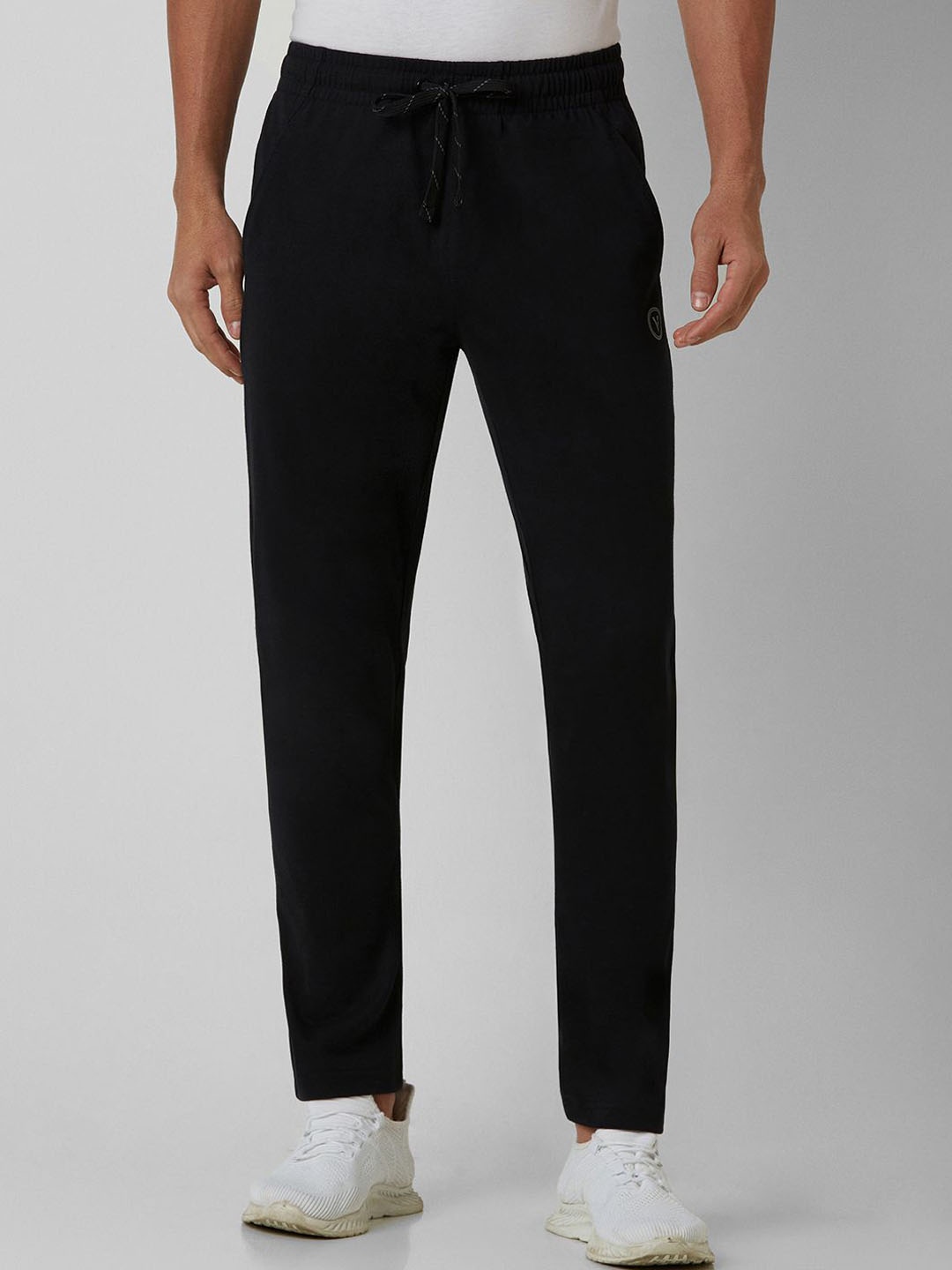 

Van Heusen Flex Men Mid-Rise Track Pants, Black