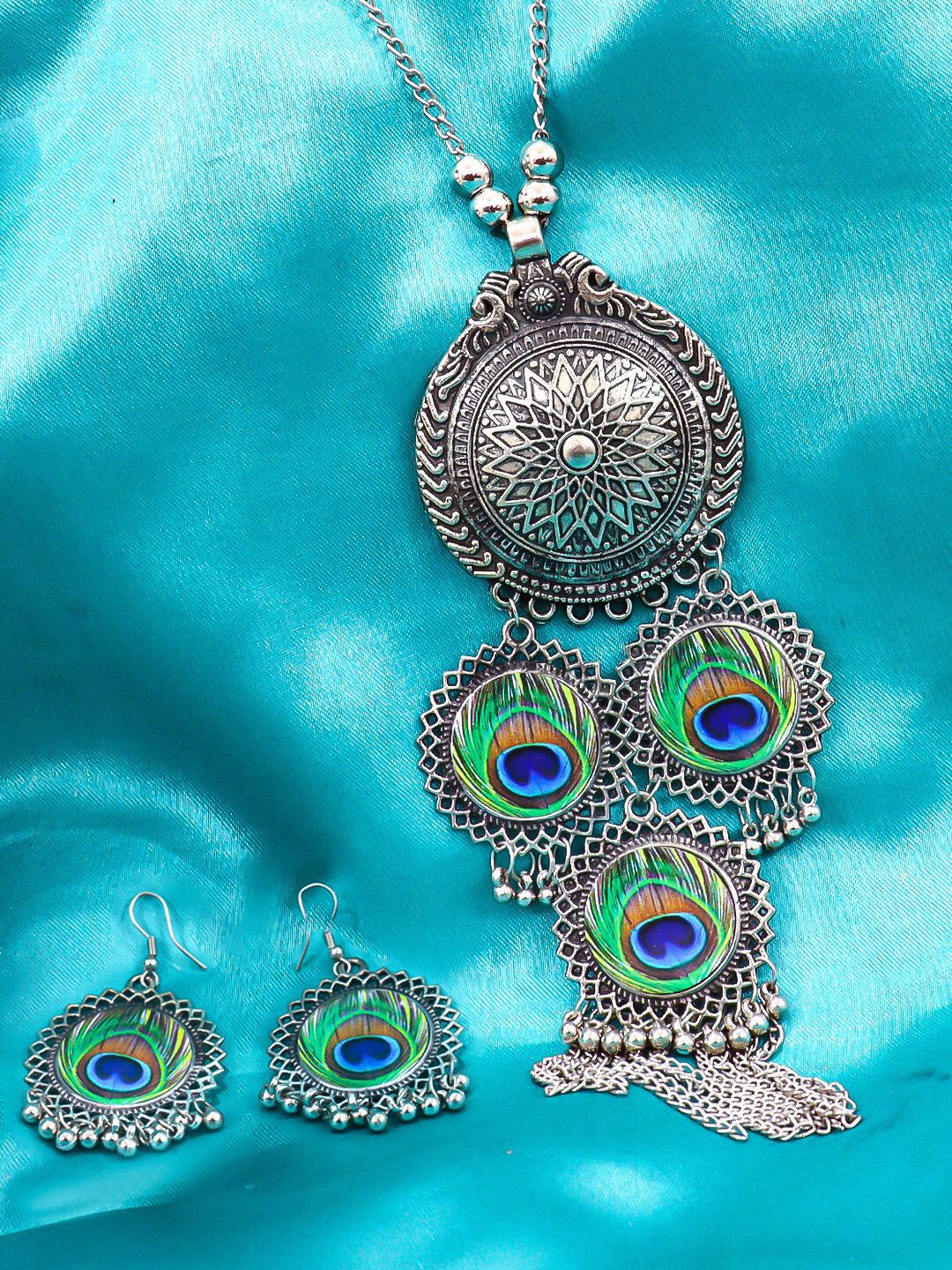 

FIMBUL Silver- Plated Jewellery Set