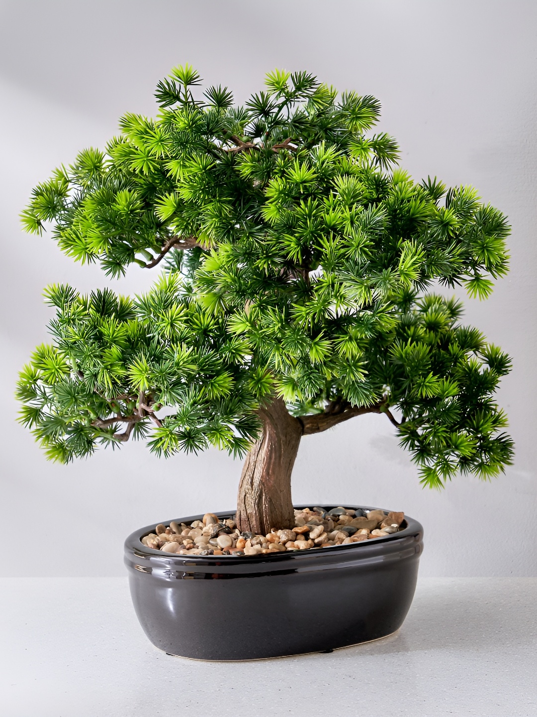 

Home Centre Green 1 Pieces Bonsai Artificial Plant With Pot