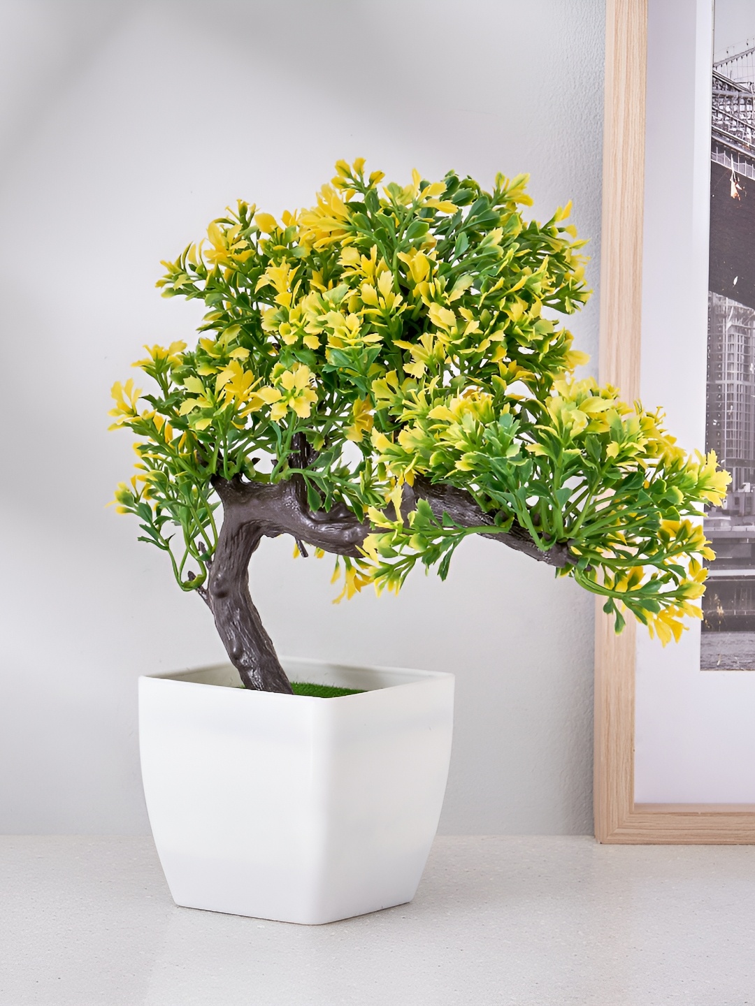 

Home Centre Corsica Yellow Artificial Plant With Pot