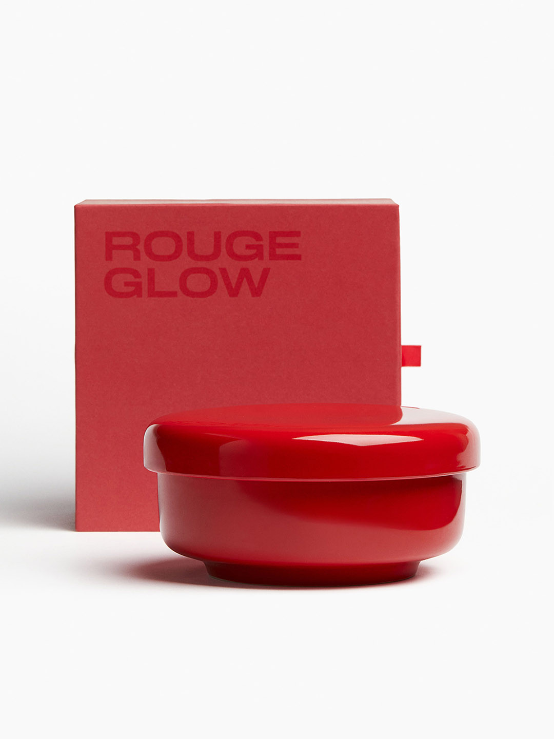 

H&M Red Scented Candle In A Ceramic Holder