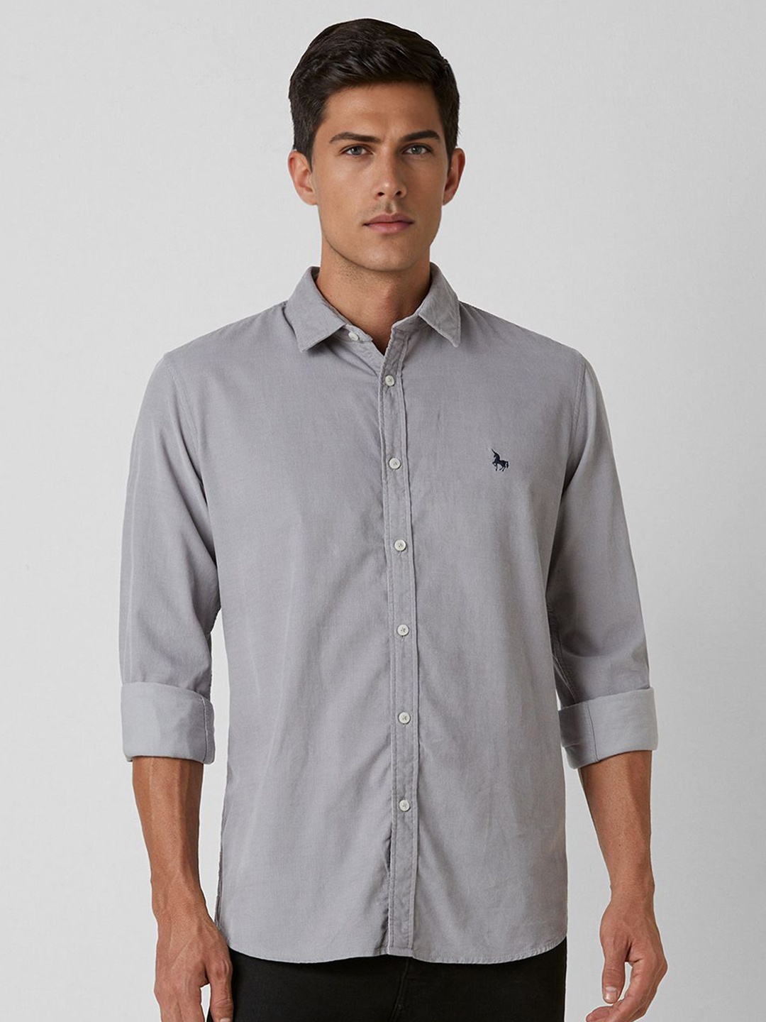 

Van Heusen Sport Men Slim Fit Opaque Casual Shirt, Grey