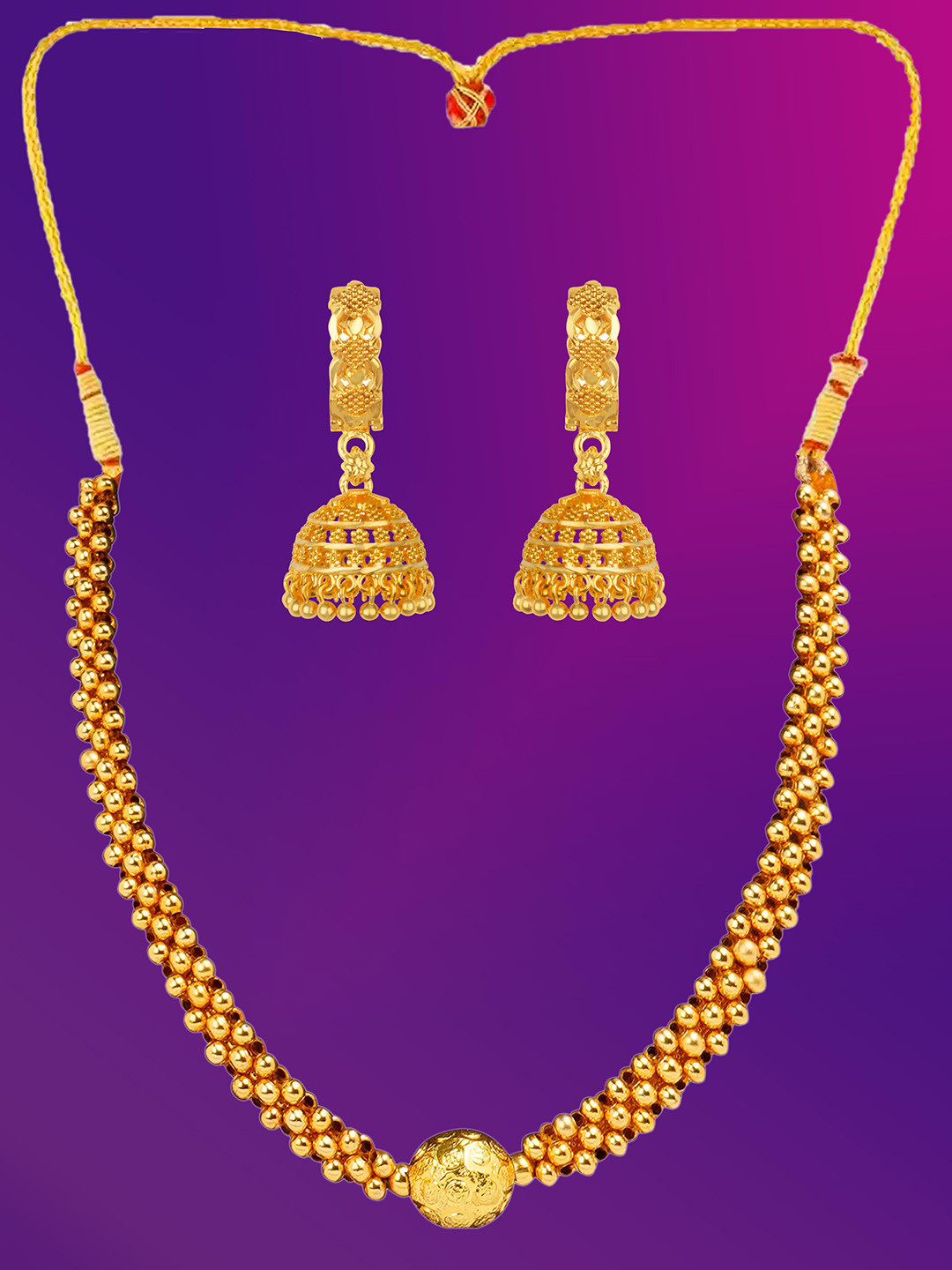 

Lila Gold-Plated Jewellery Set