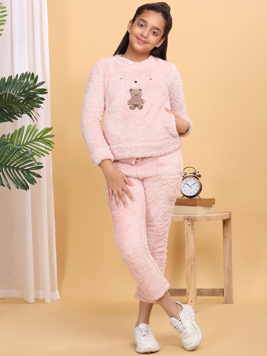 

Sweet Dreams Girls Mid-rise Tracksuits, Pink