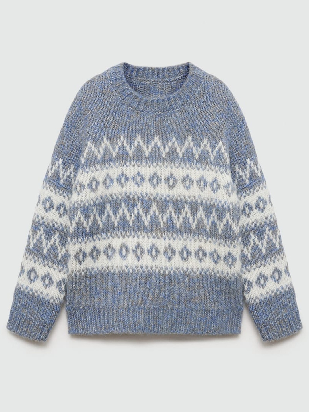 

Mango Kids Boys Knitted Pullover, Blue