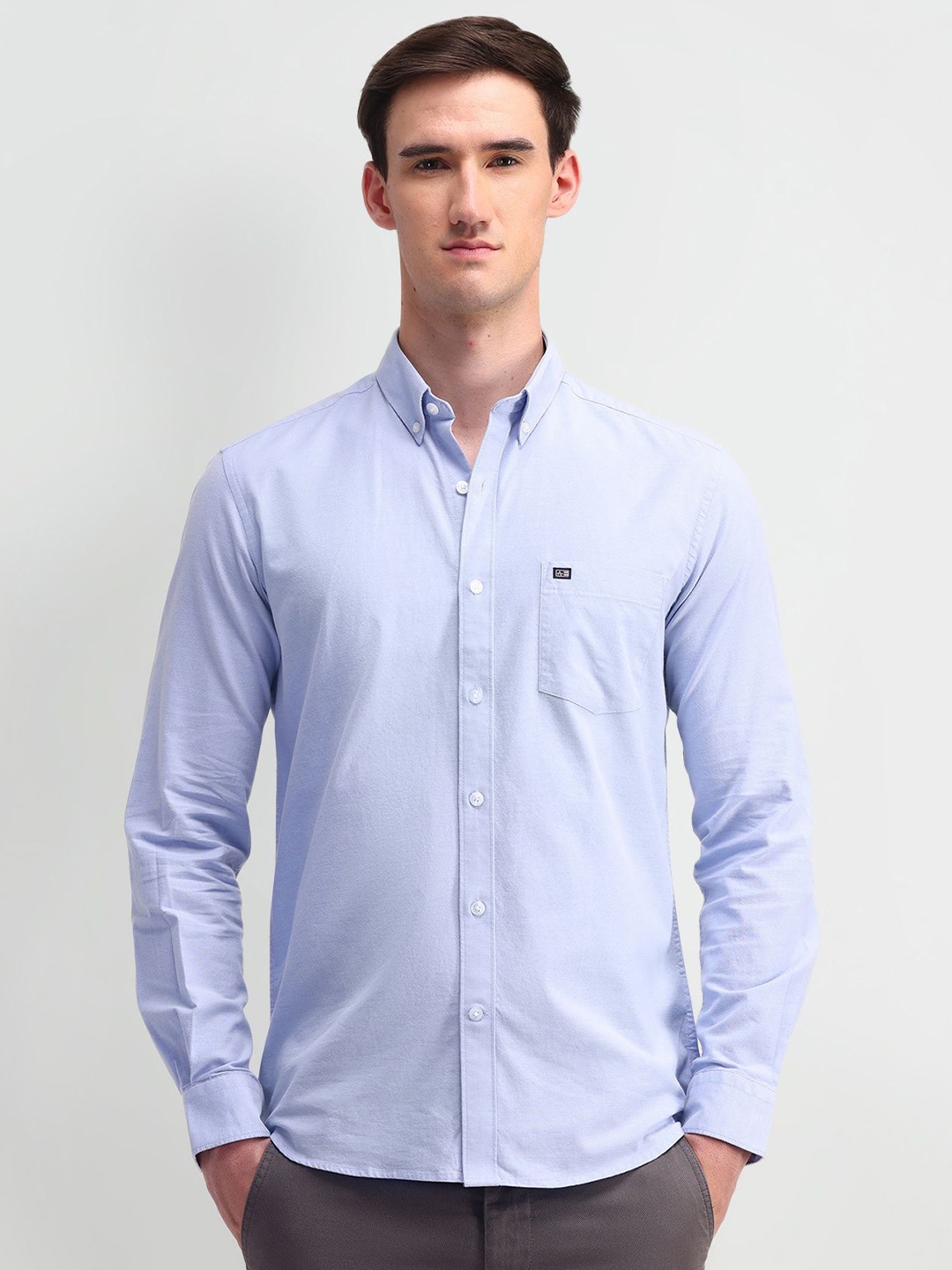 

Arrow Sport Men Manhattan Slim Fit Opaque Formal Shirt, Blue