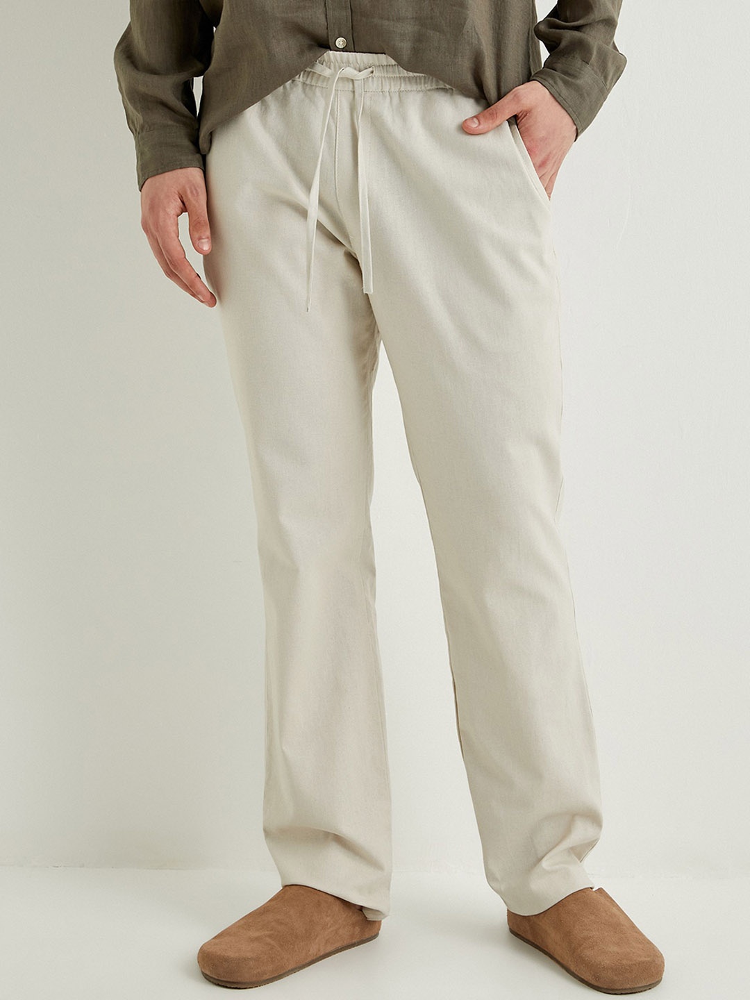 

Koton Men Trousers, Beige