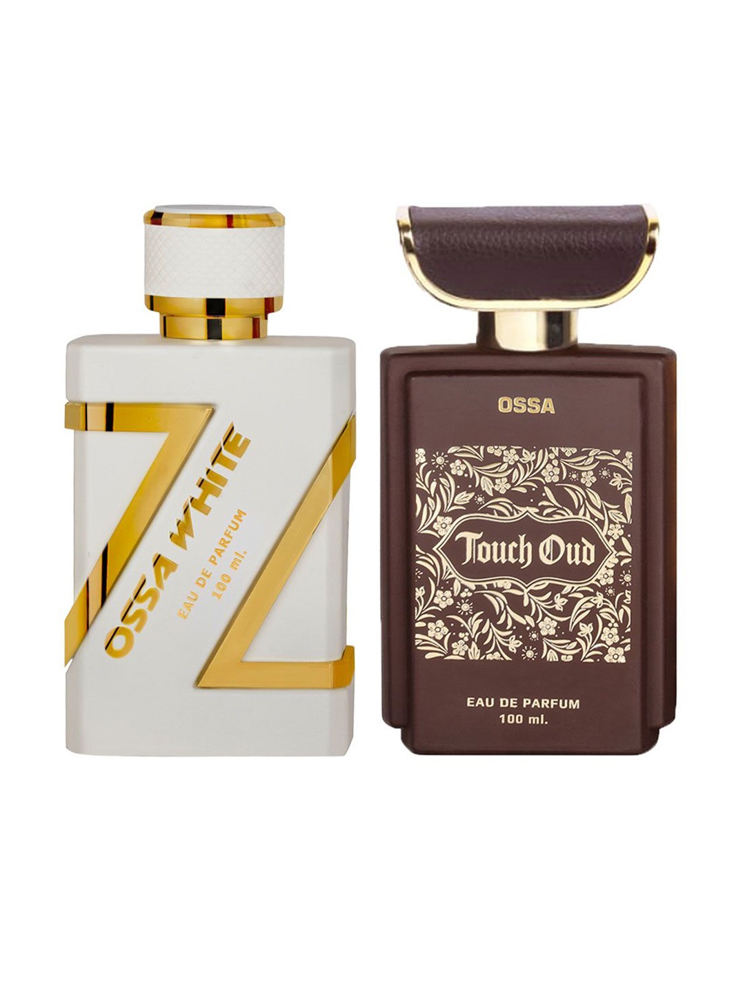 

Ossa Set Of 2 White & Touch Oud Long Lasting Eua De Perfume - 100 ml Each, Brown