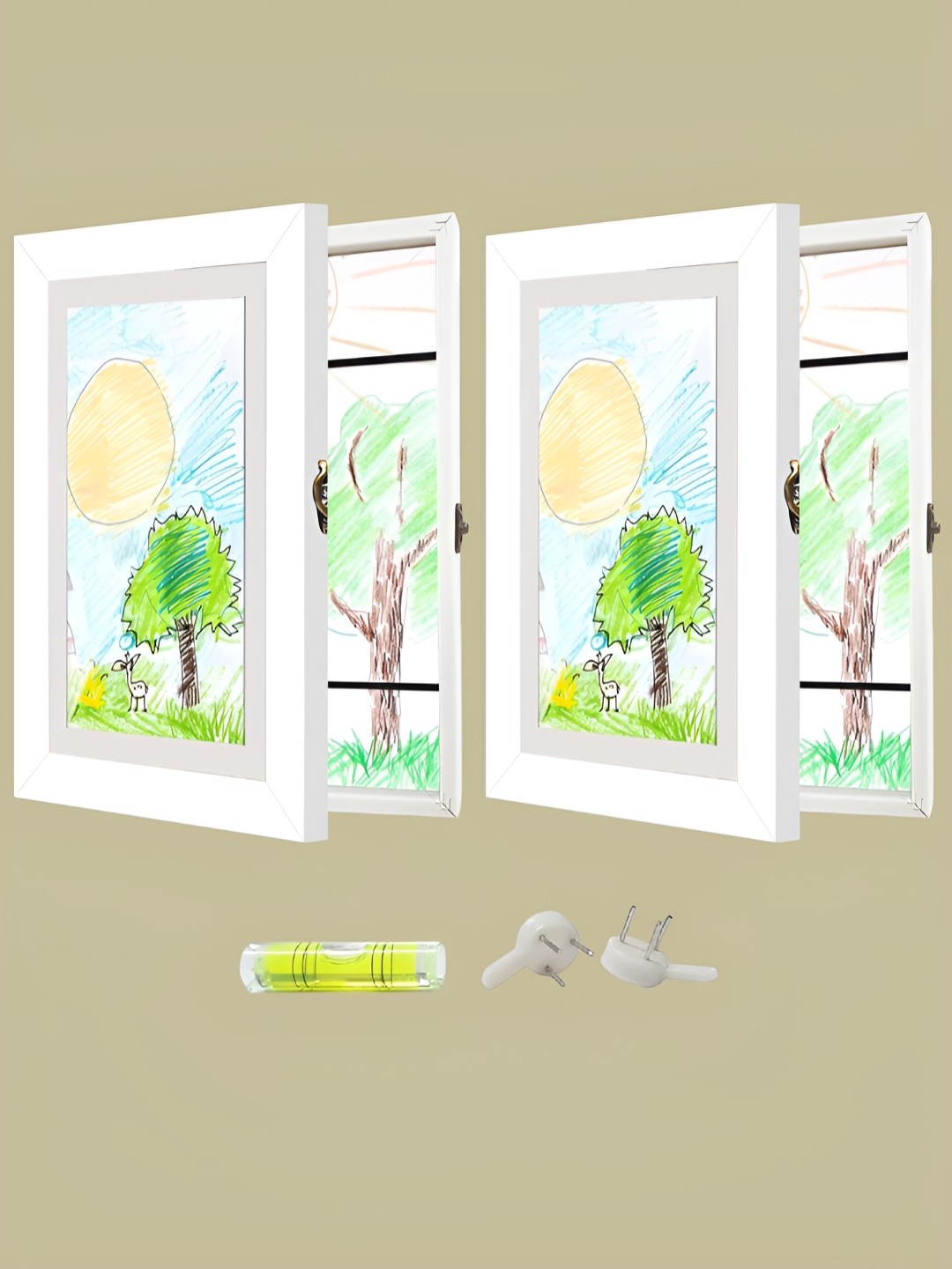 

Art Street White 2 Pieces A4 Size Picture Photo Frames
