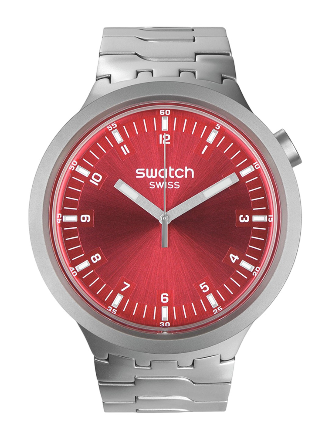 

Swatch Unisex Dial & Bracelet Style Straps Analogue Watch SB07S104G_SWATCHWATCH, Grey