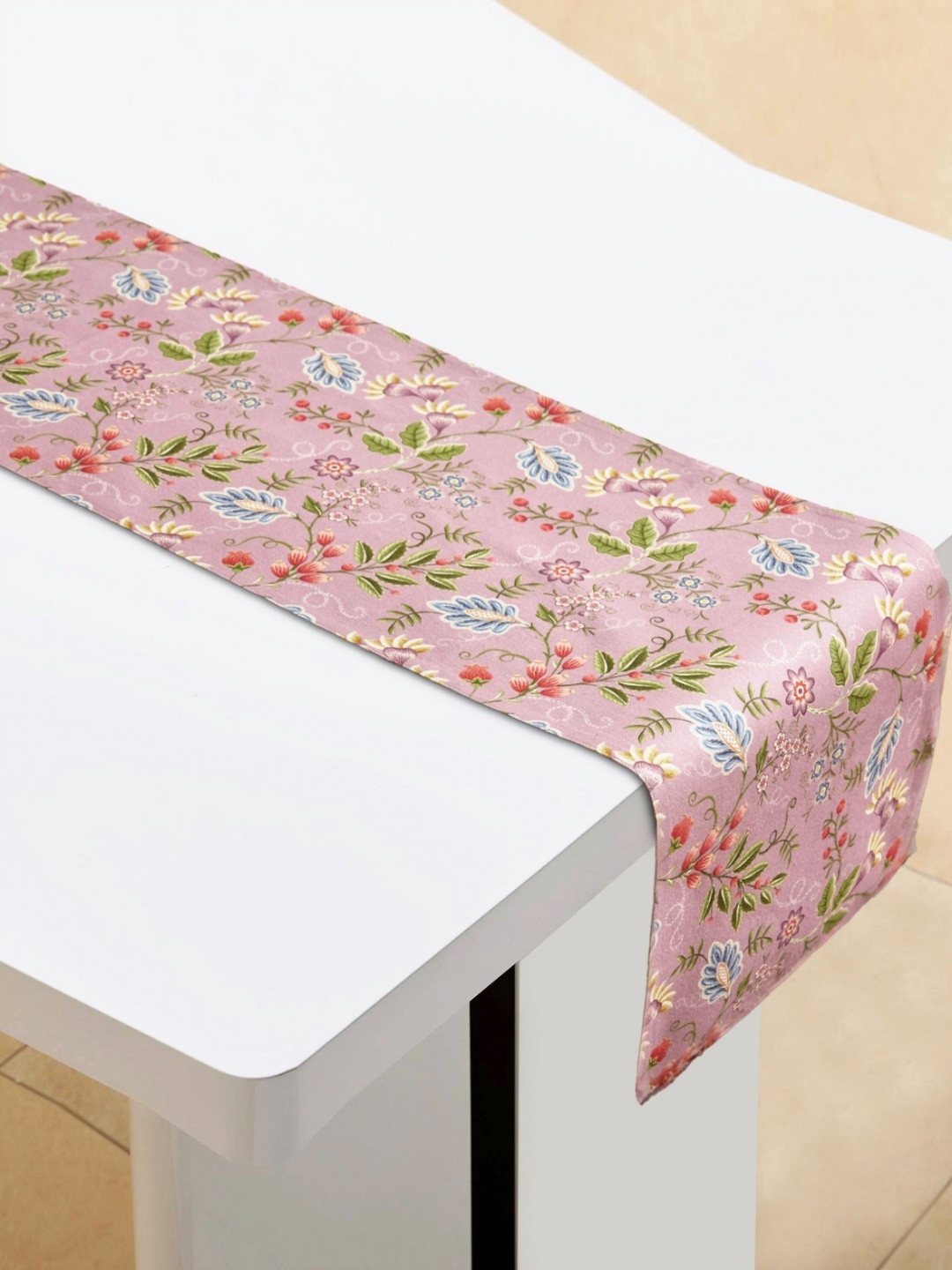 

Home Centre Drake Pink Printed Cotton Table Runner