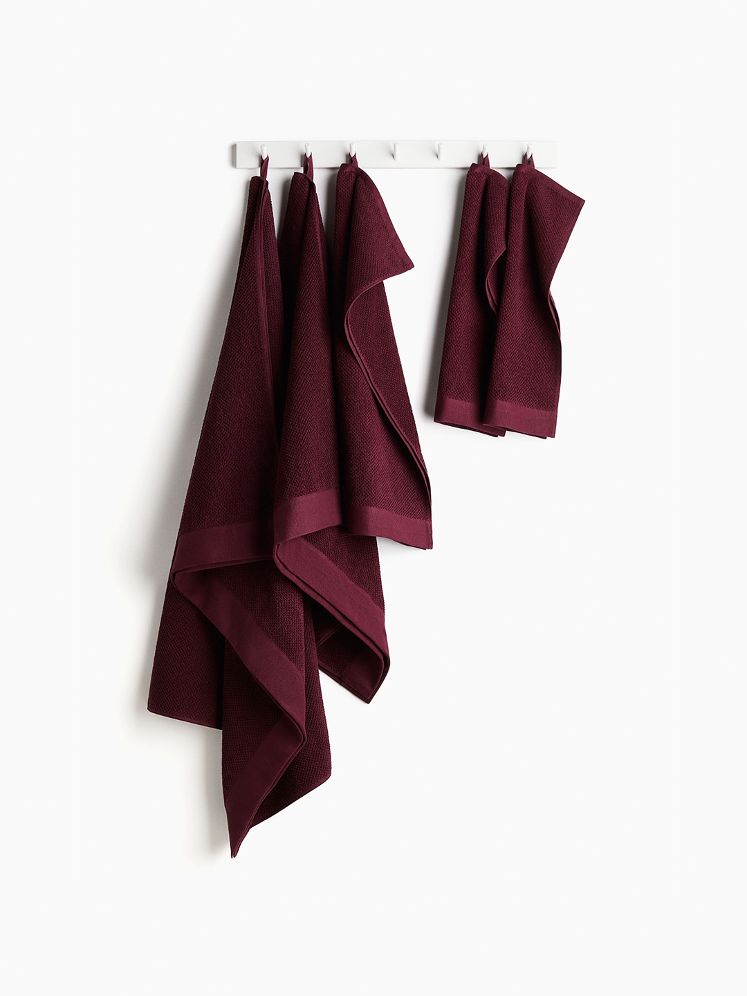 

H&M Purple 2-Pack Cotton Terry Guest Towels