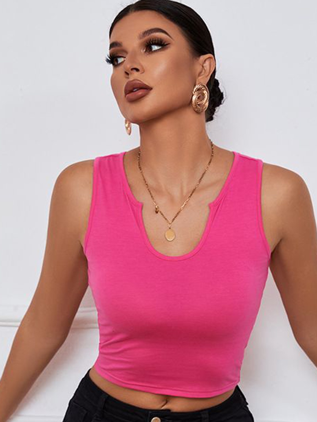 

HERE&NOW Cotton Top, Fuchsia