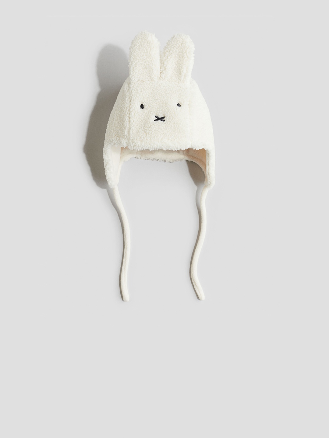 

H&M Boys Pile Bonnet, White