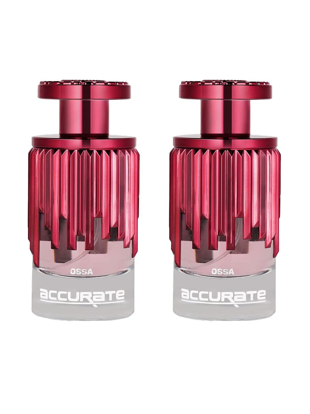 

Ossa Set Of 2 Accurate Long Lasting Eau De Parfum - 100 ml Each, Red