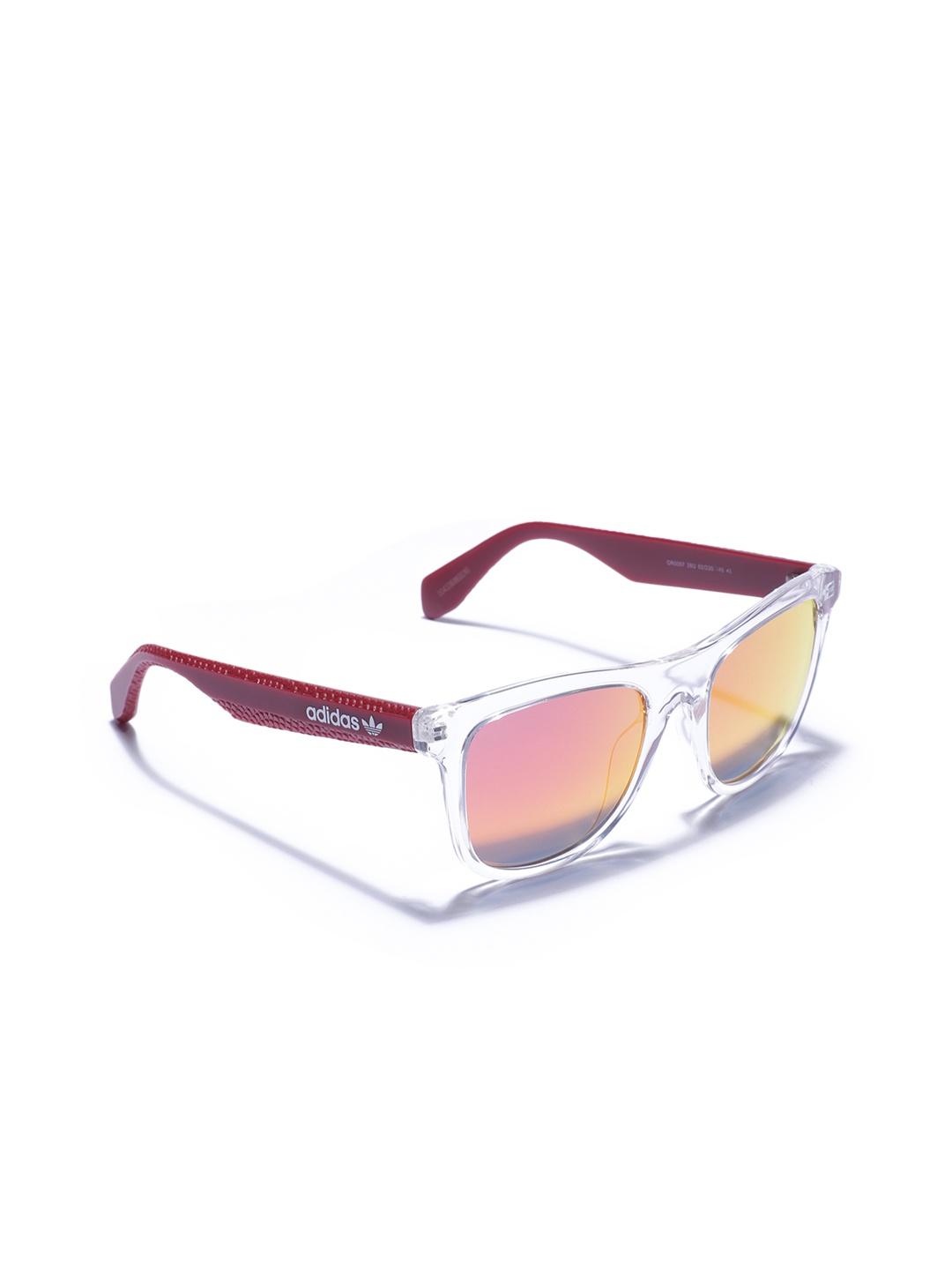 

ADIDAS Men Wayfarer Sunglasses With UV Protected Lens OR0057, Red