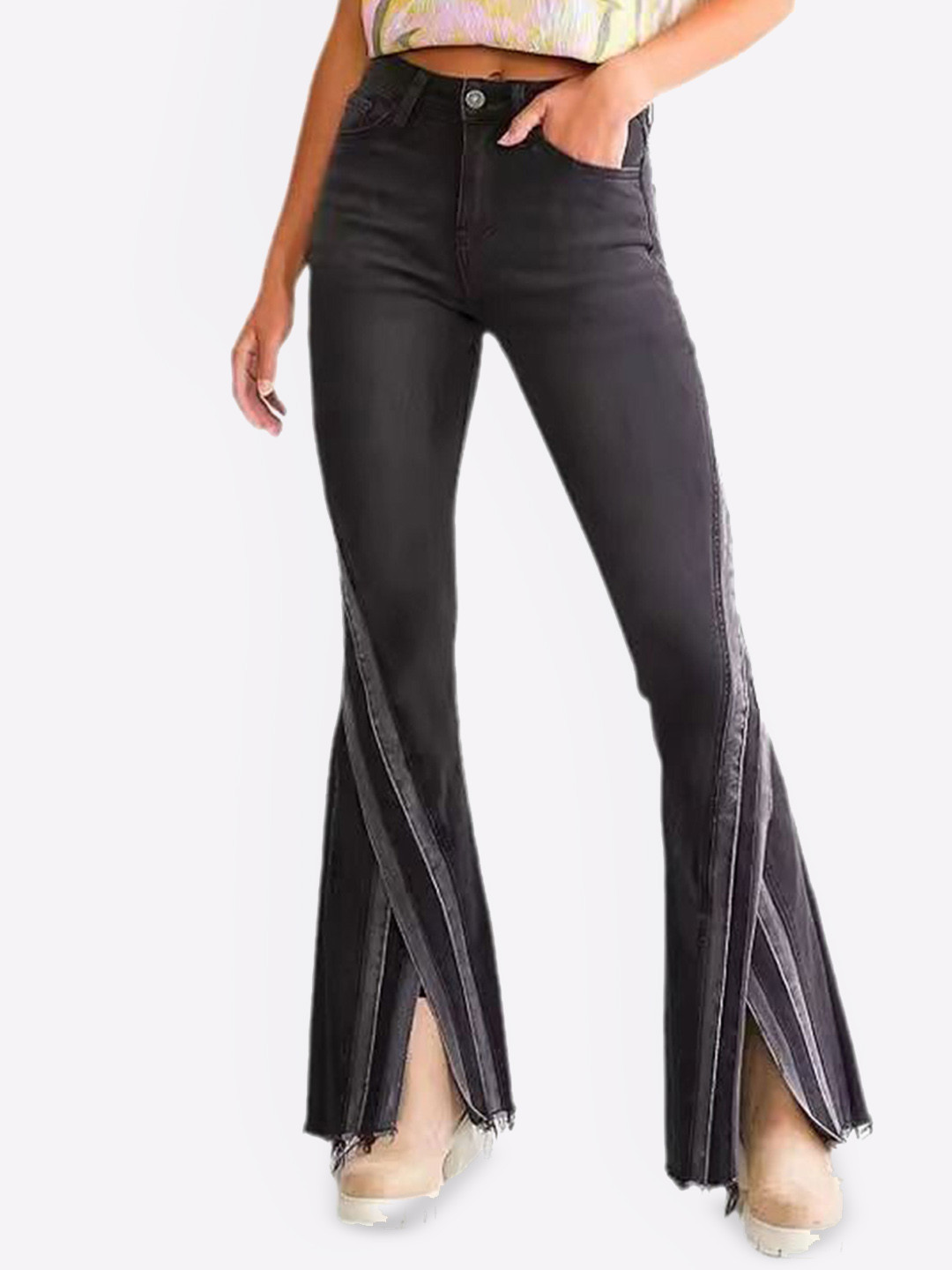 

StyleCast Women Slim Fit Stretchable Jeans, Charcoal