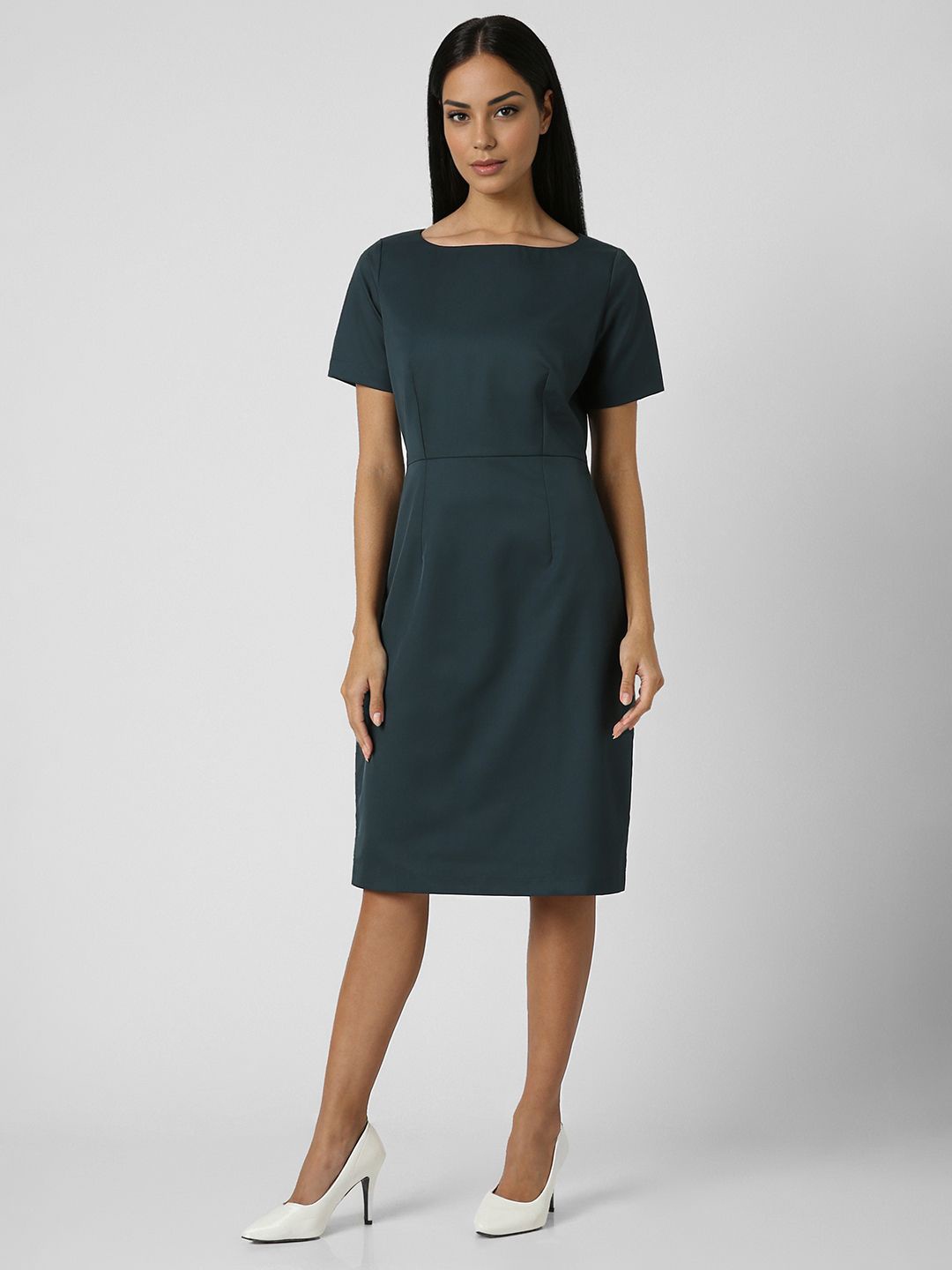 

Van Heusen Woman Formal Sheath Dress, Green