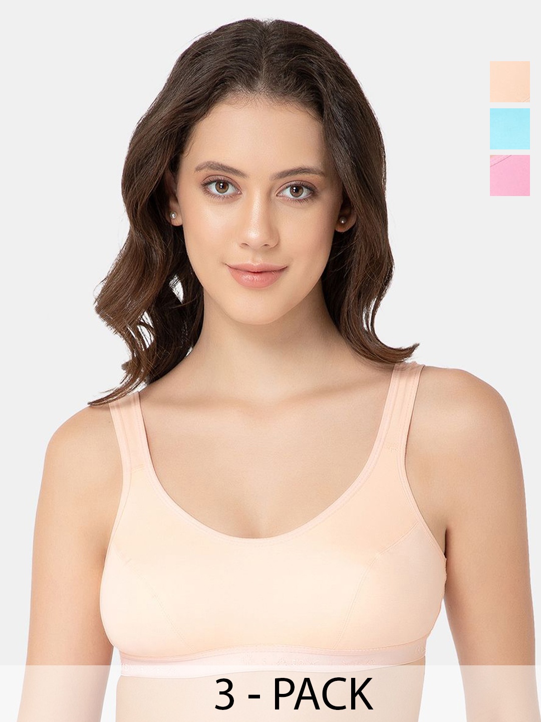 

Lady Lyka Bra Full Coverage, Peach
