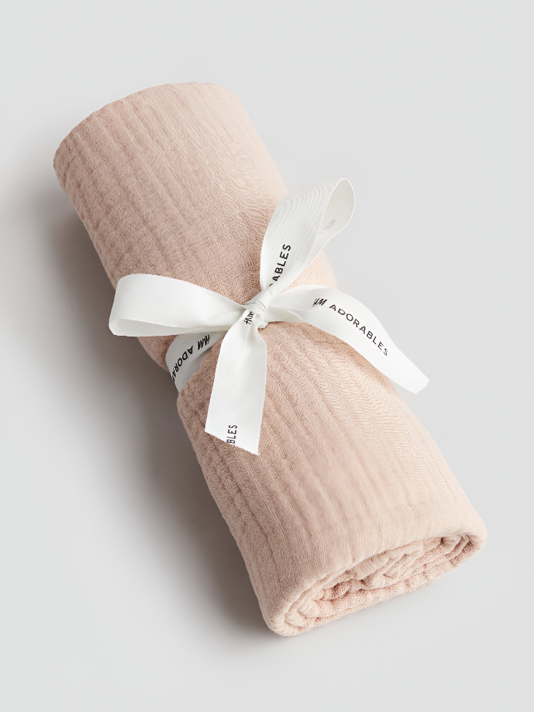 

H&M Pink Pure Cotton Muslin Comfort Blanket