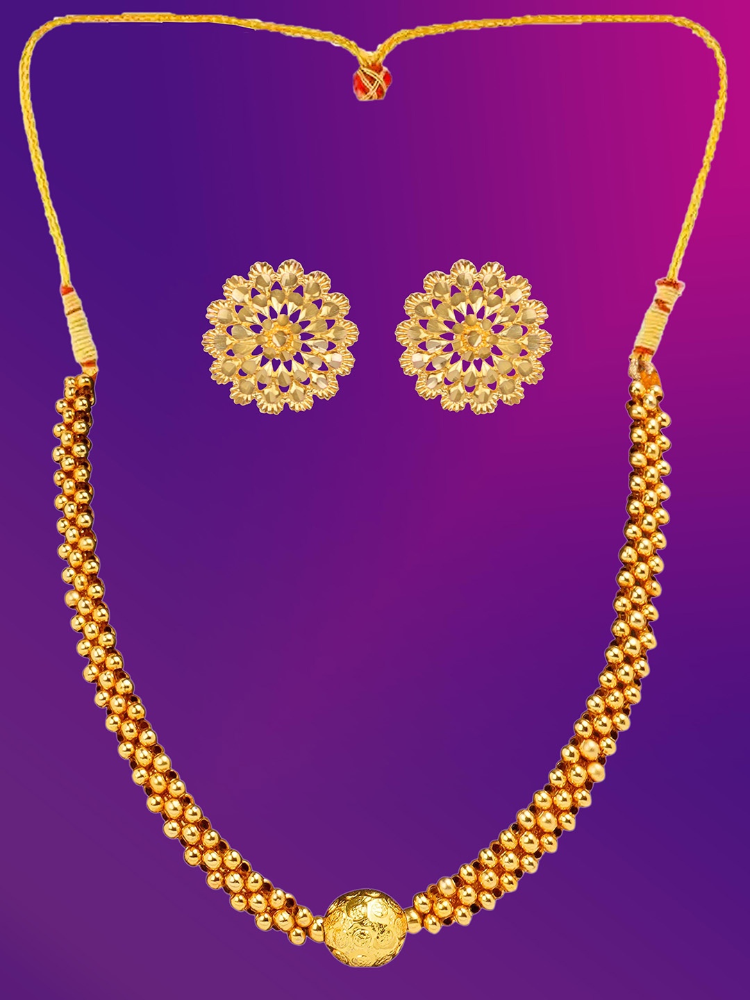 

Lila Gold-Plated Jewellery Set