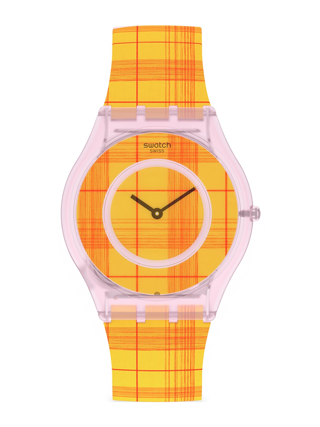 

Swatch Unisex Printed Dial & Straps Analogue Watch SS08Z105_SWATCHWATCH, Pink