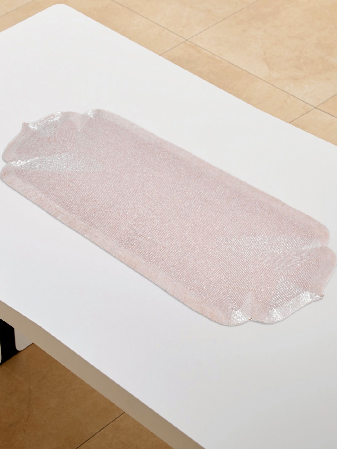 

Home Centre Drake Pink Glass Beaded Table Runner