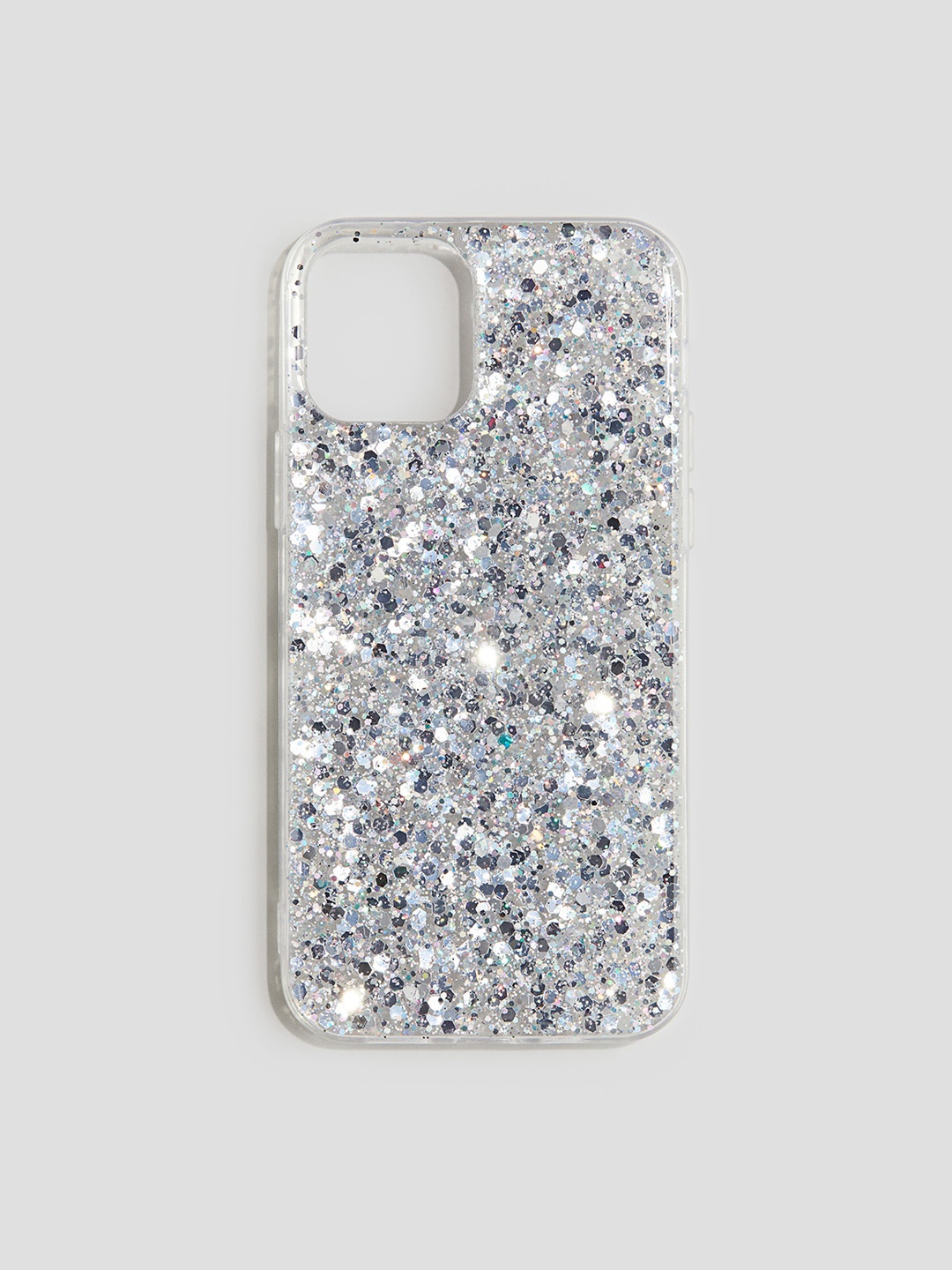 

H&M Girls Glittery IPhone Case, Silver