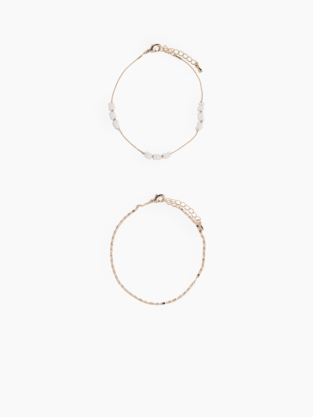 

H&M 2-Pack anklets, Gold