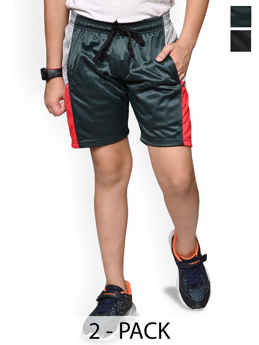 

BAESD Boys High-Rise Shorts, Black