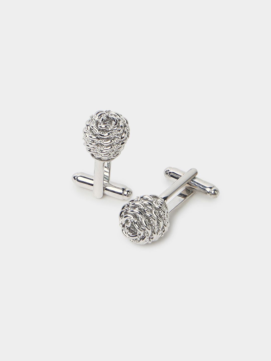 

THE BEAR HOUSE Contemporary Cufflink, Silver