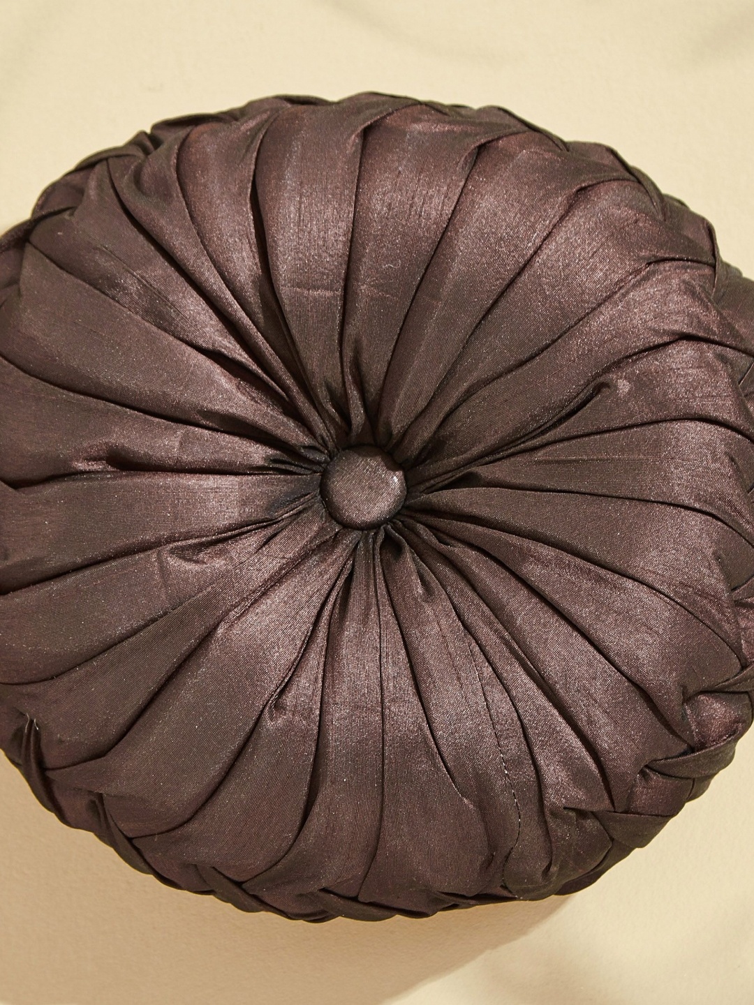 

Home Centre Brown Crumple Filled Cushion
