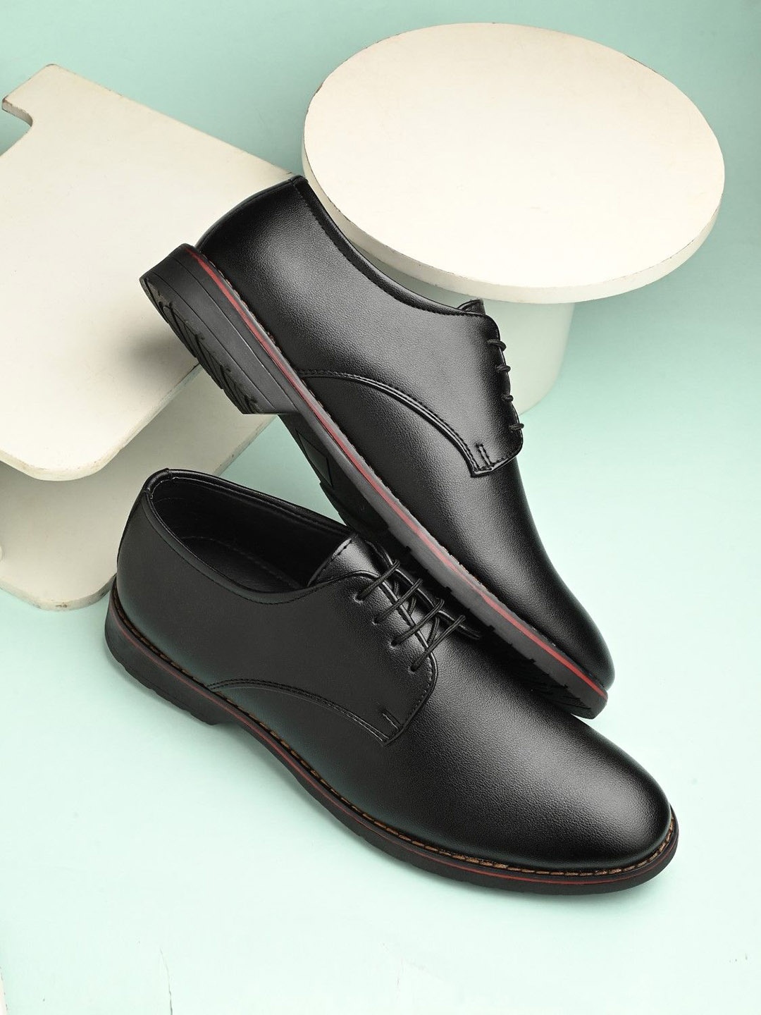 

INVICTUS Men Formal Derbys Shoes, Black