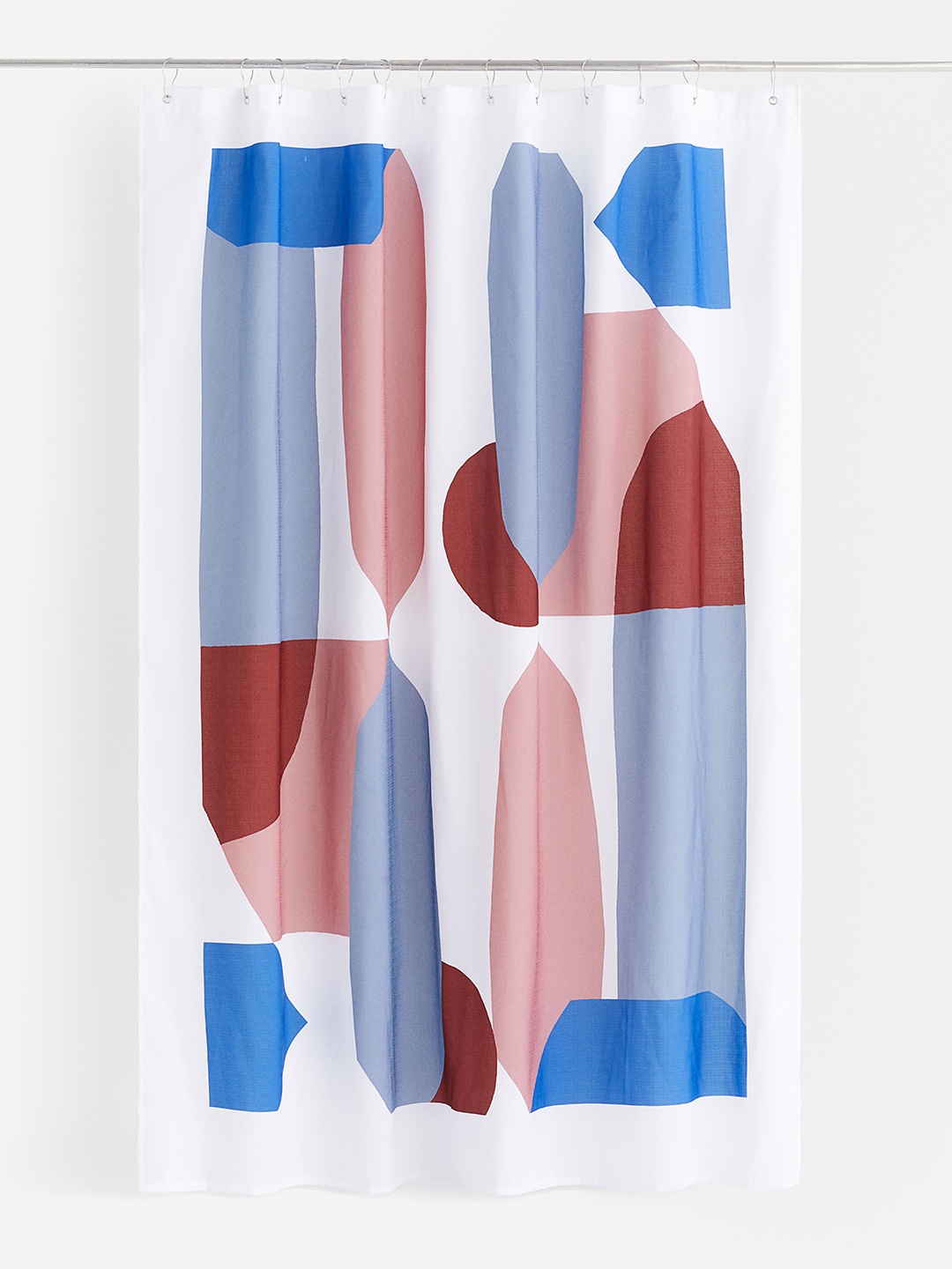 

H&M White Printed Shower Curtain