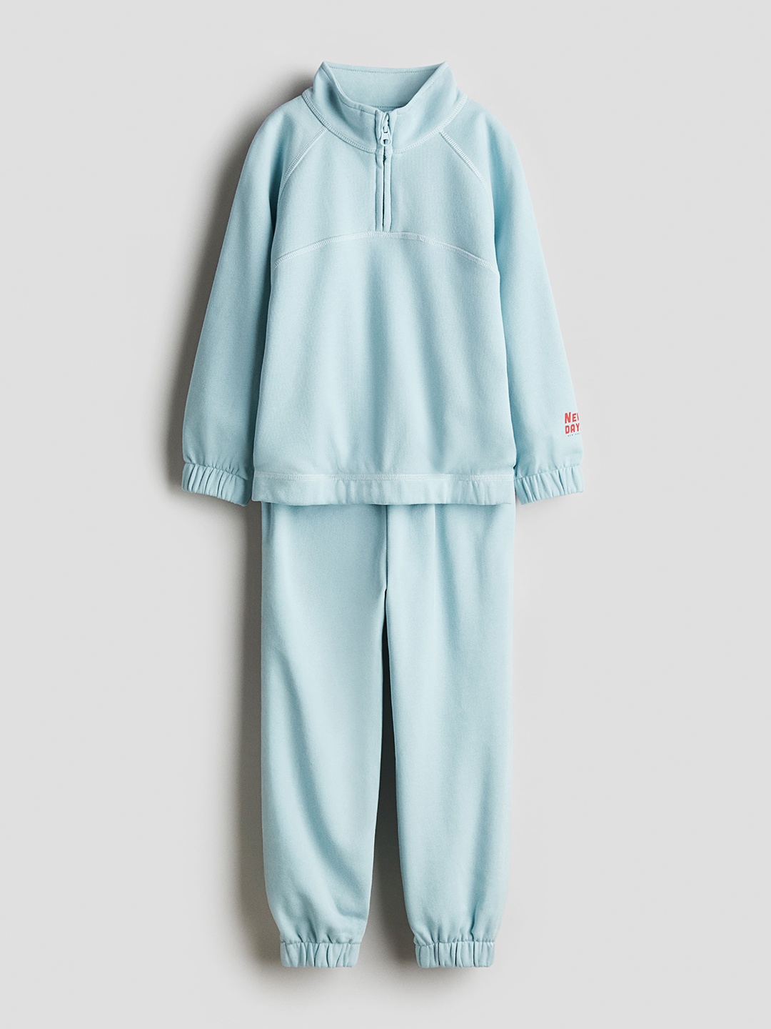 

H&M Boys 2-Piece Sweatshirt Set, Turquoise blue