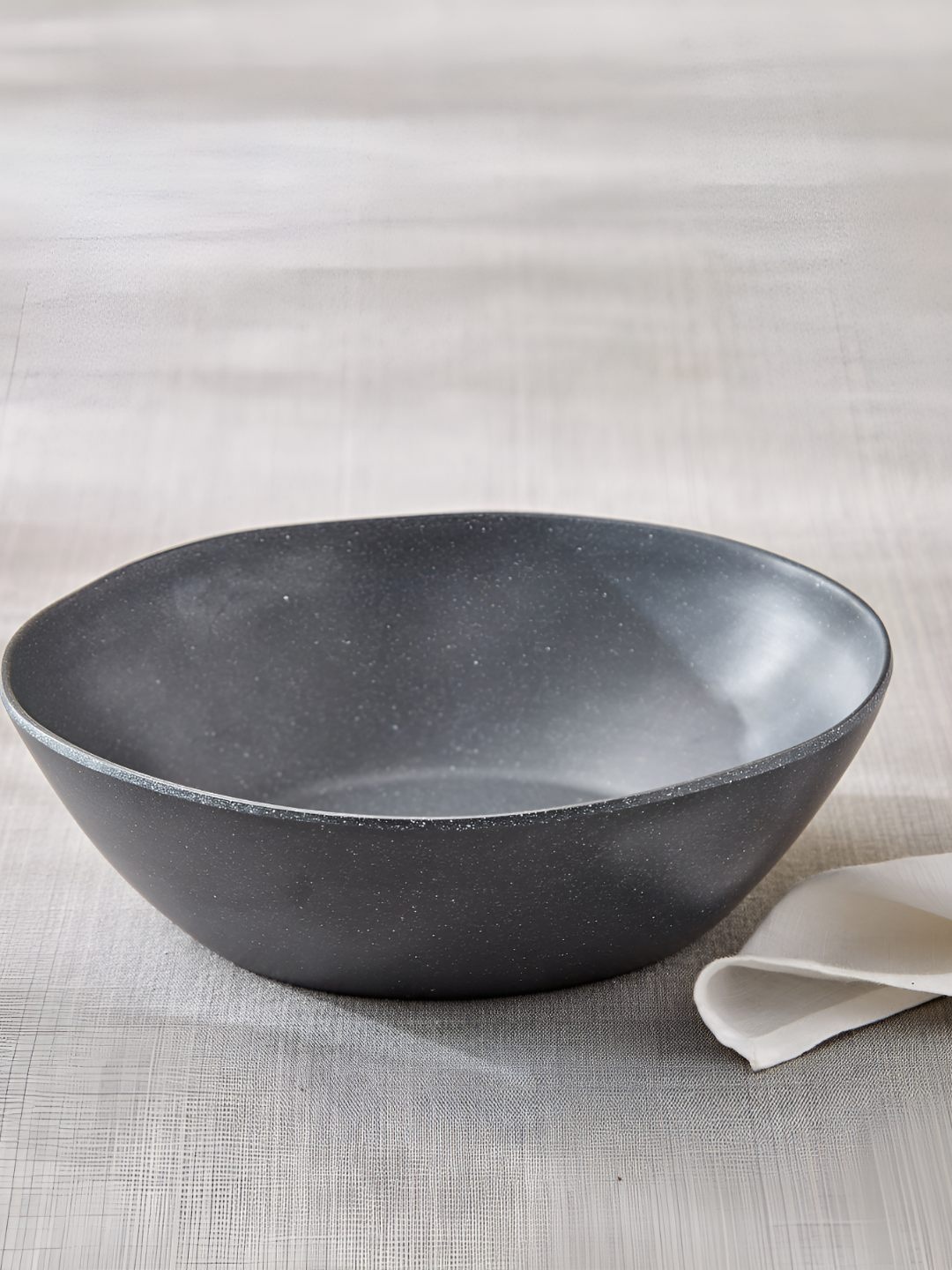 

Home Centre Black Melamine Matte Serving Bowl-1.9 L