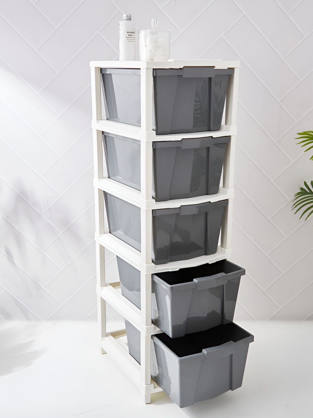 

Home Centre Grey Multi-Utility 5-Tier Organisers