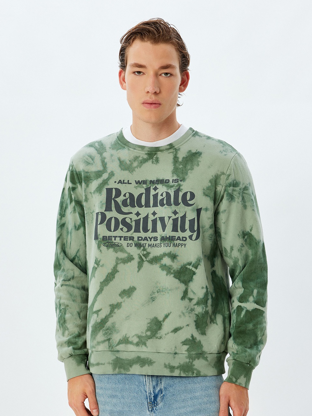 

Koton Men Printed Sweatshirt, Red