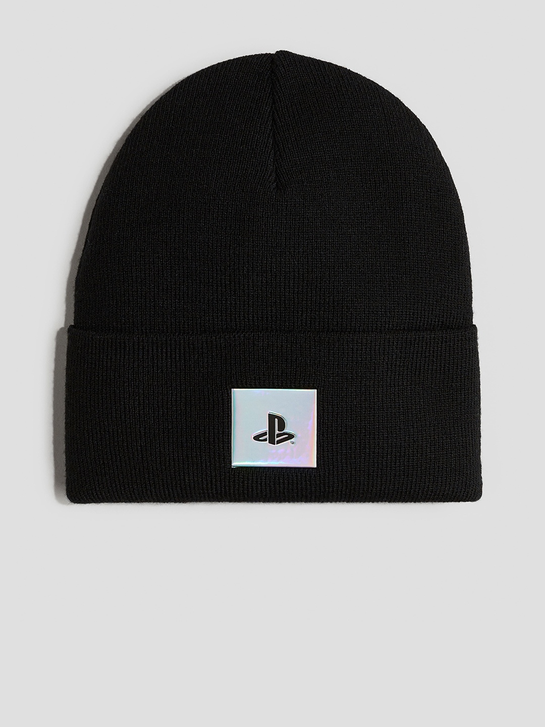 

H&M Boys Appliqud Beanie, Black